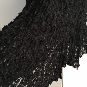 NWOT Attractive black lace skirt.